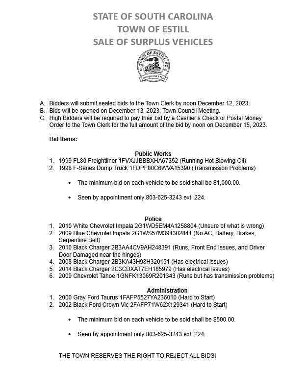 Estill, South Carolina